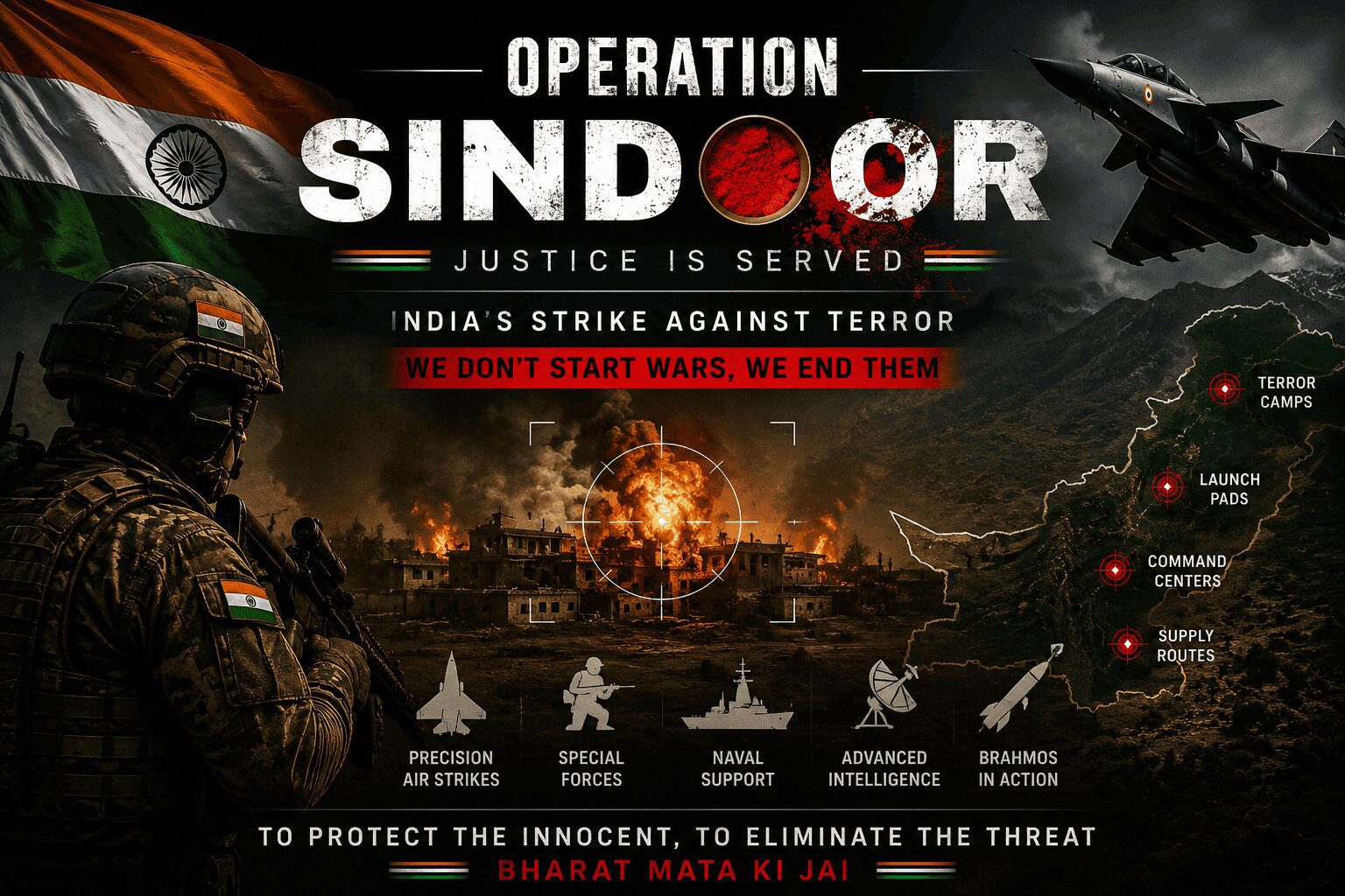 Operation Sindoor Indian military response against terrorism